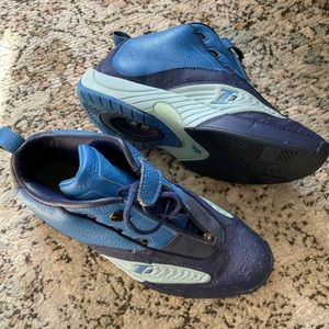 RARE Reebok Answer IV Blue / Pearl Allen Iverson Rain Drop V48518 Men's Size 13